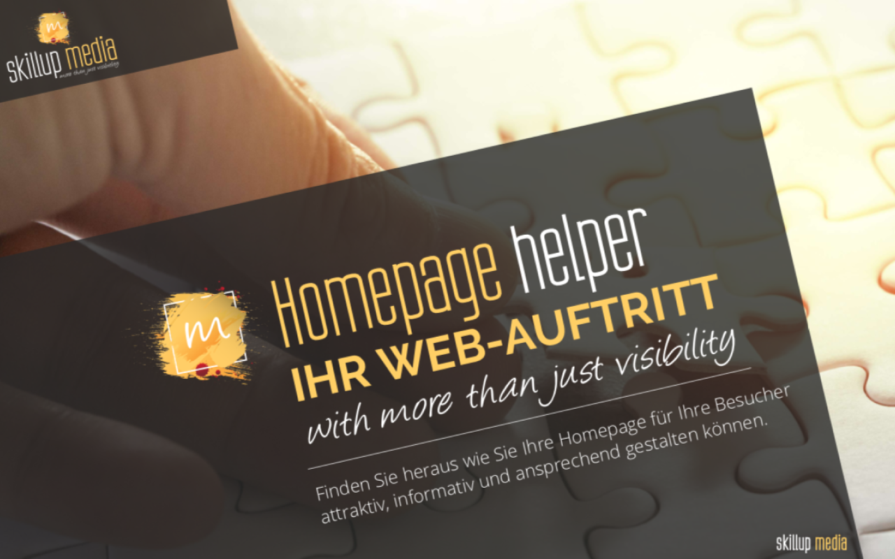 Homepage,Helper,Konzept,Website